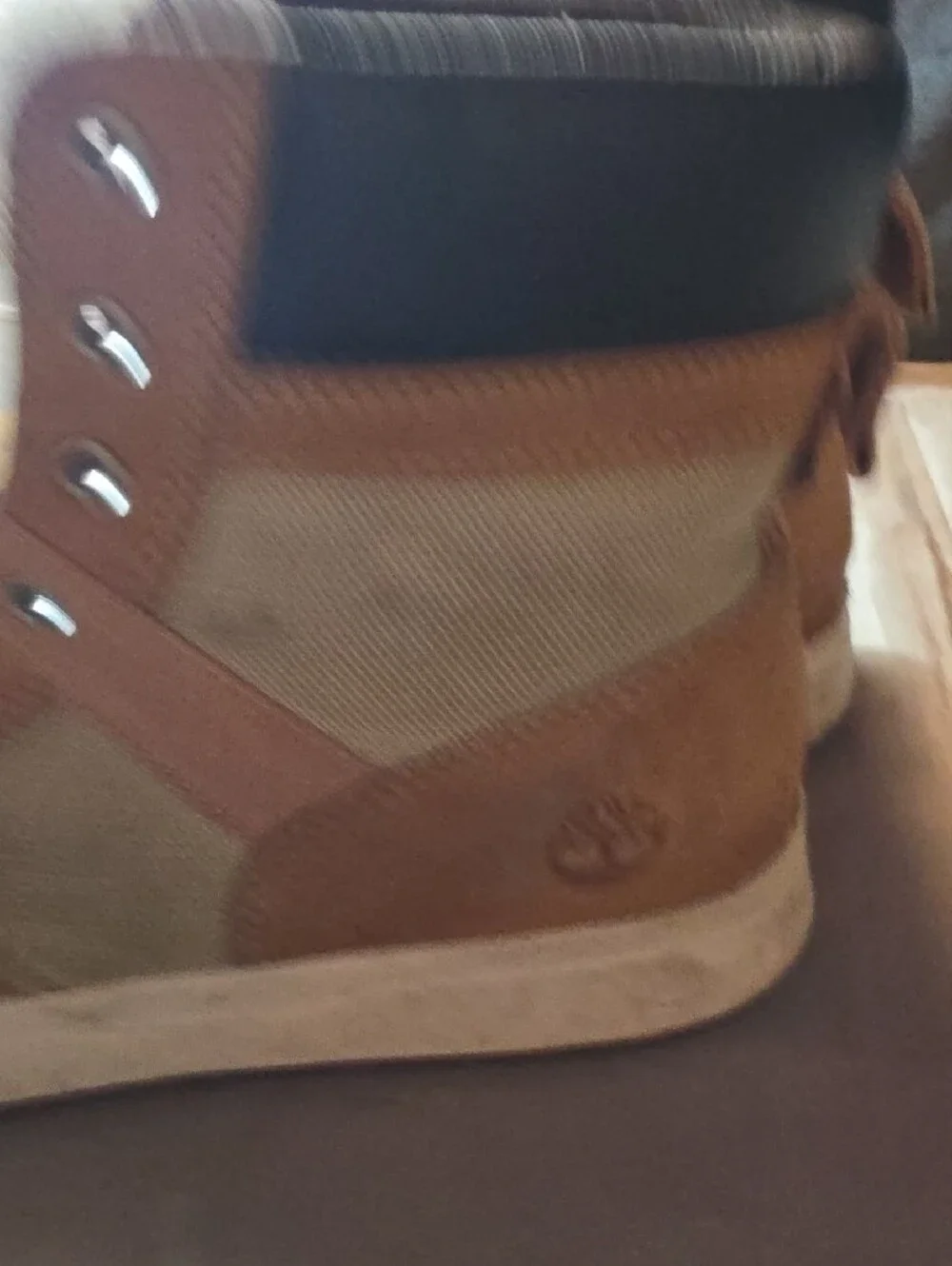 Timberland Brown Tan High-Top Work Boots